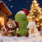 Hidden Surprise Christmas Tree Plush Bear
