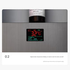 Smart Digital Display Elegant Rainfall Shower Set