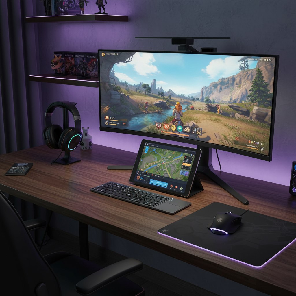 Universal Mini Foldable Wireless Keyboard with Touchpad