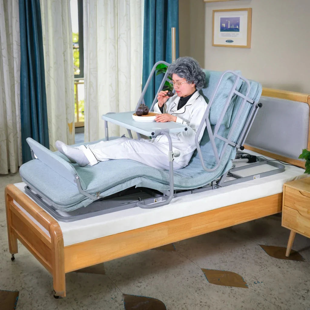 Easy Lift Electric Adjustable Backrest Patient Lifting Bed Pad