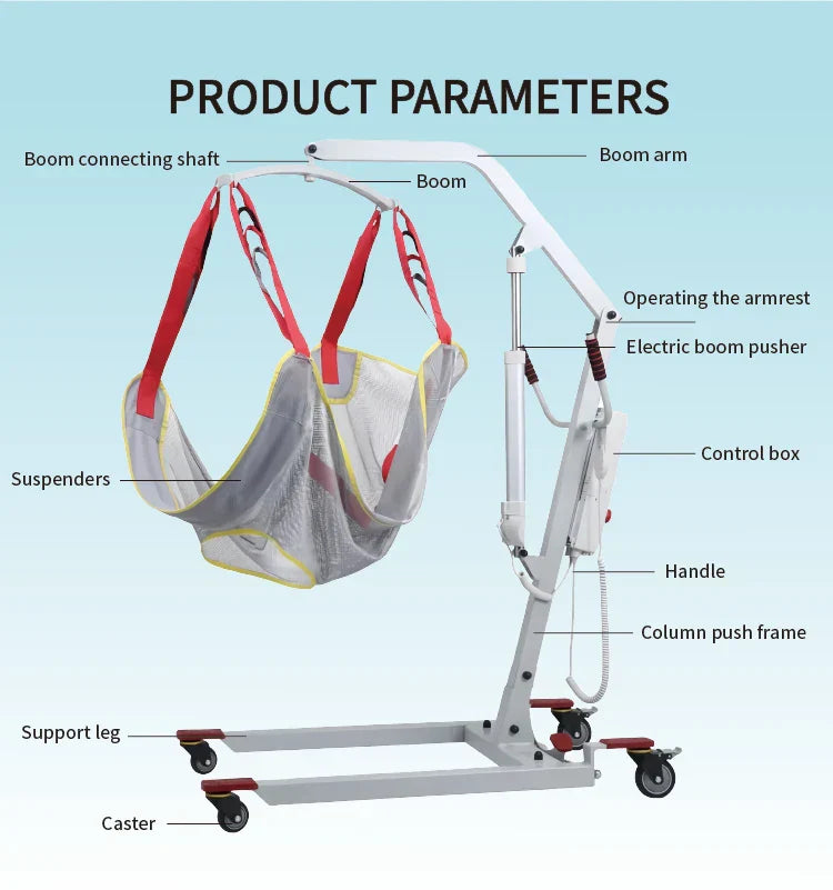 Full Lift Machine Electric Patient Mobility Adjustable Full Body Lift Machine β BipTrend