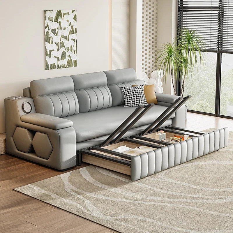 Italian Style Pull-Out Foldable Modern Sofa Bed