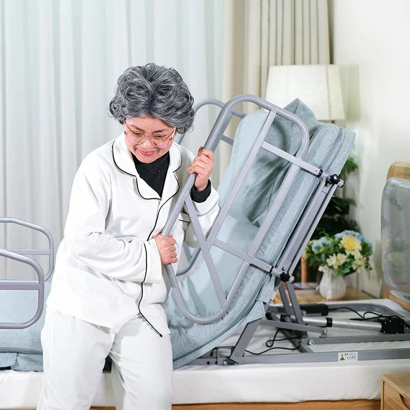 Easy Lift Electric Adjustable Backrest Patient Lifting Bed Pad