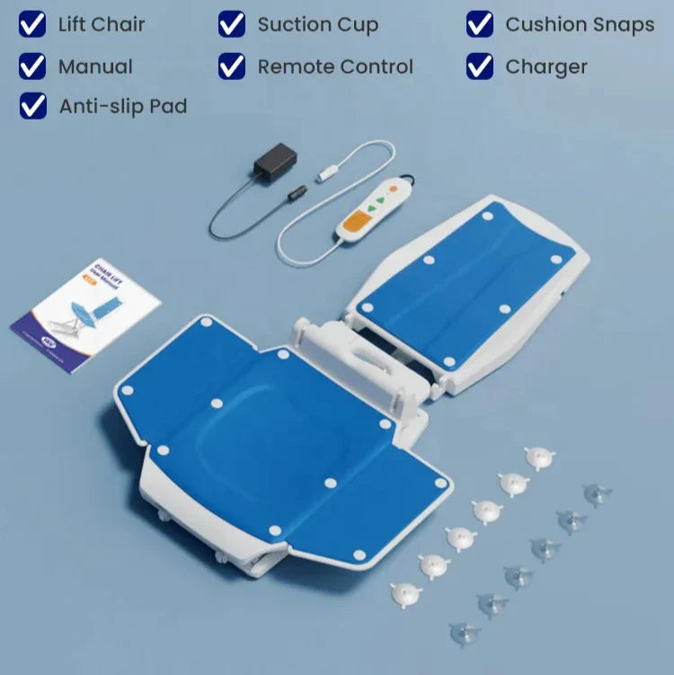 Medical Grade Foldable Electric Elderly Floor Lift Chair