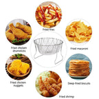 Multifunctional Stainless Steel Folding Deep Fry Drainer Basket
