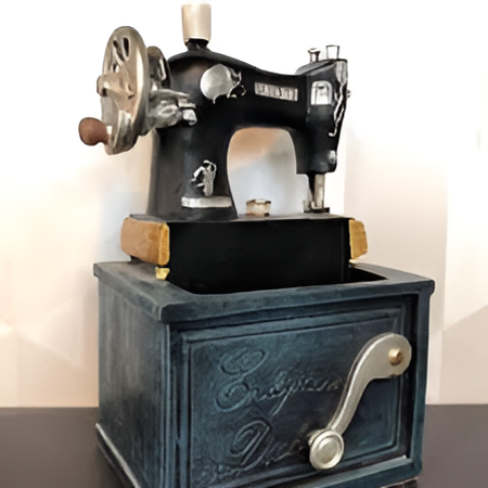 Vintage Sewing Machine Decoration