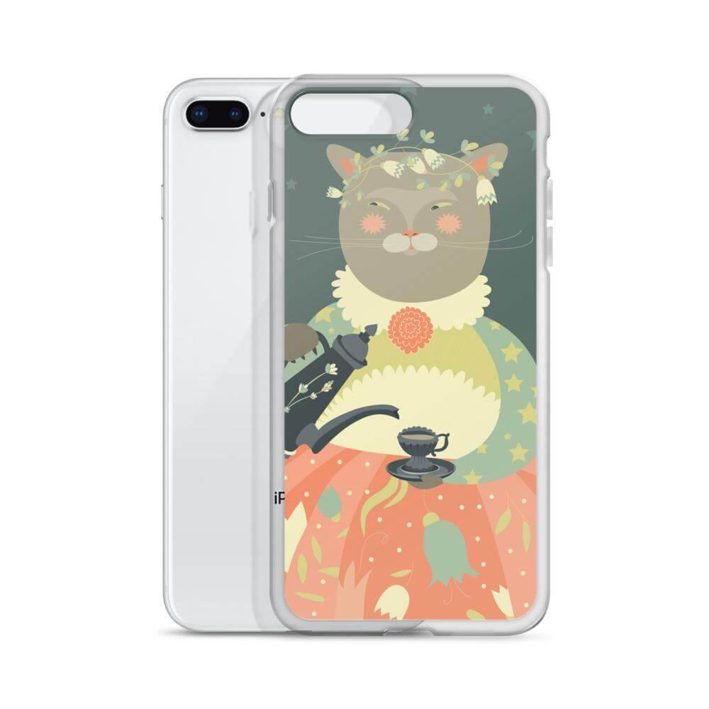 Cute Cat Lady iPhone Case