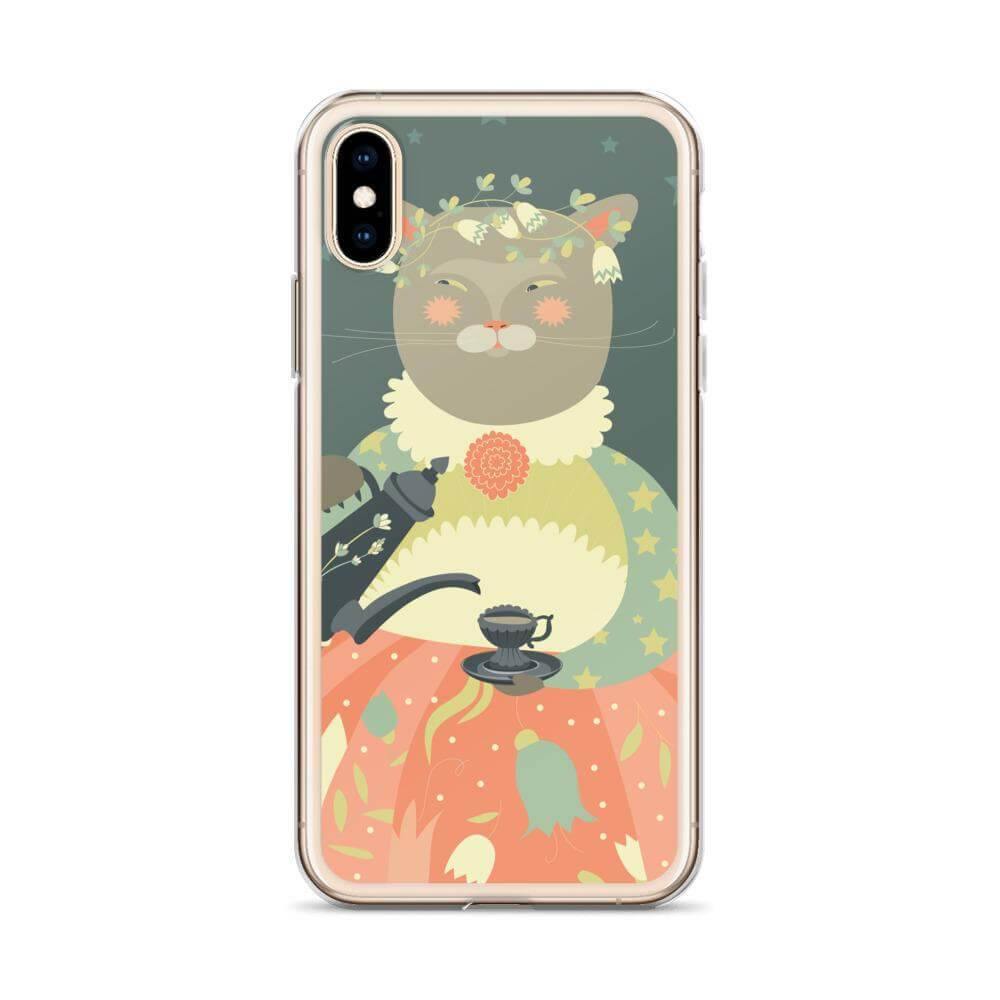 Cute Cat Lady iPhone Case