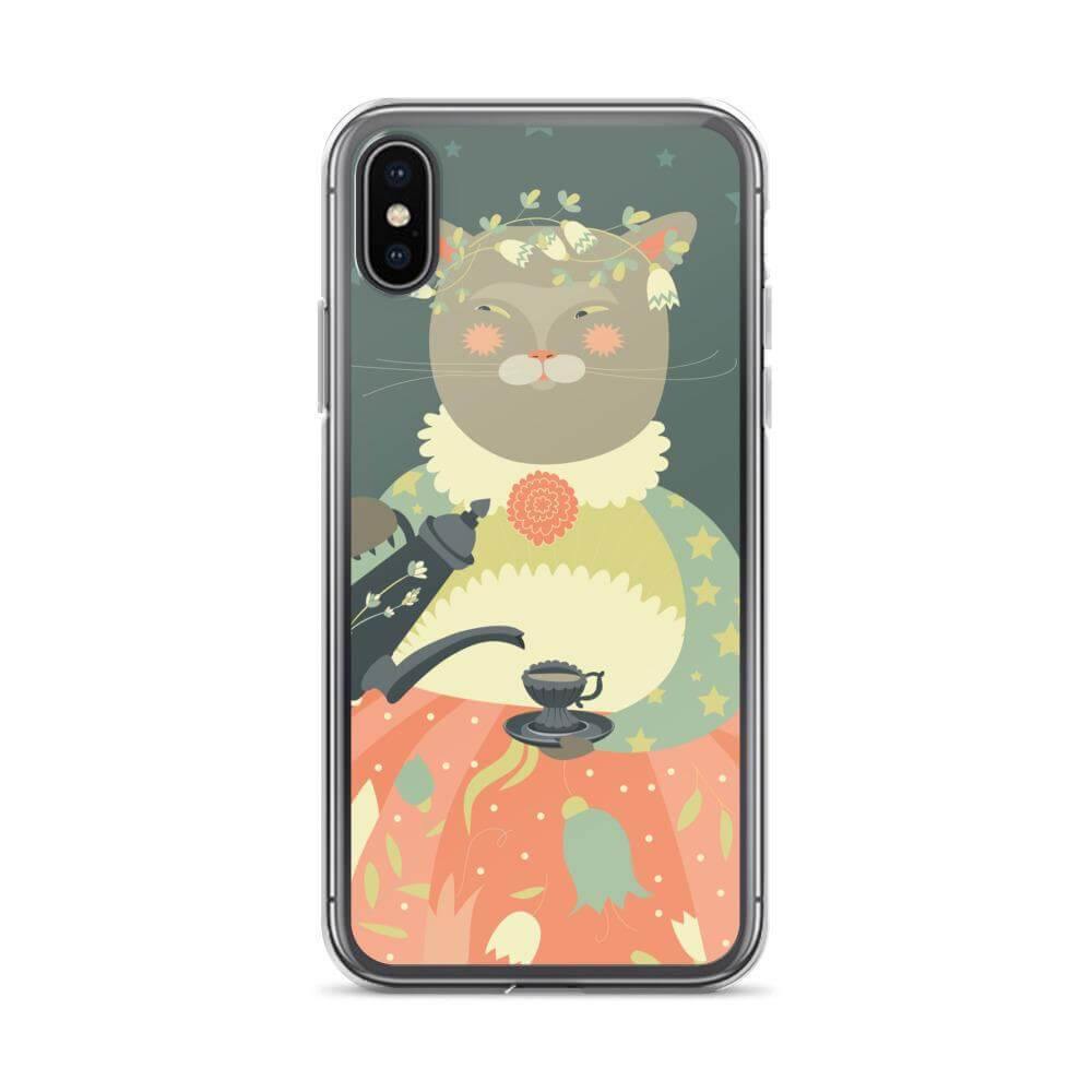 Cute Cat Lady iPhone Case