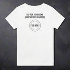 Tap For a Dad Joke Funny Cotton T-Shirt