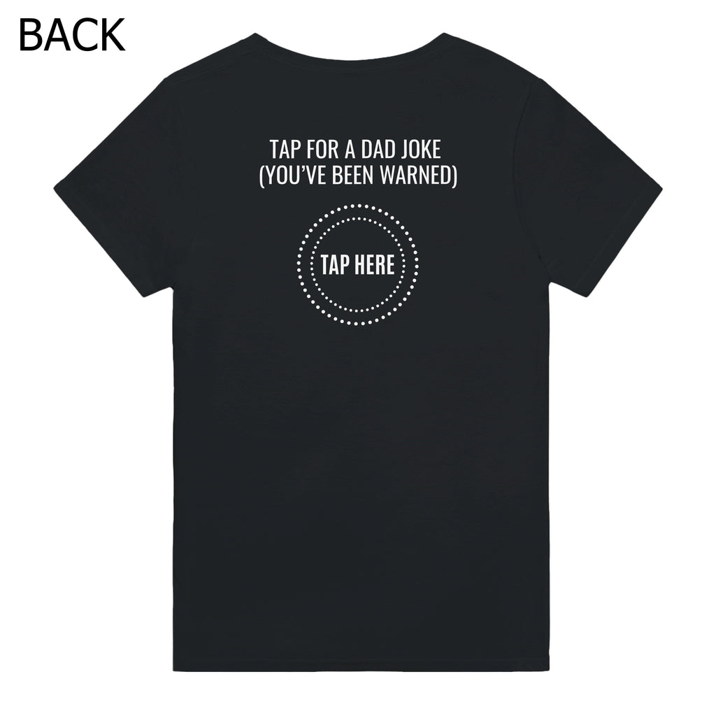 Tap For a Dad Joke Funny Cotton T-Shirt