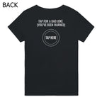 Tap For a Dad Joke Funny Cotton T-Shirt