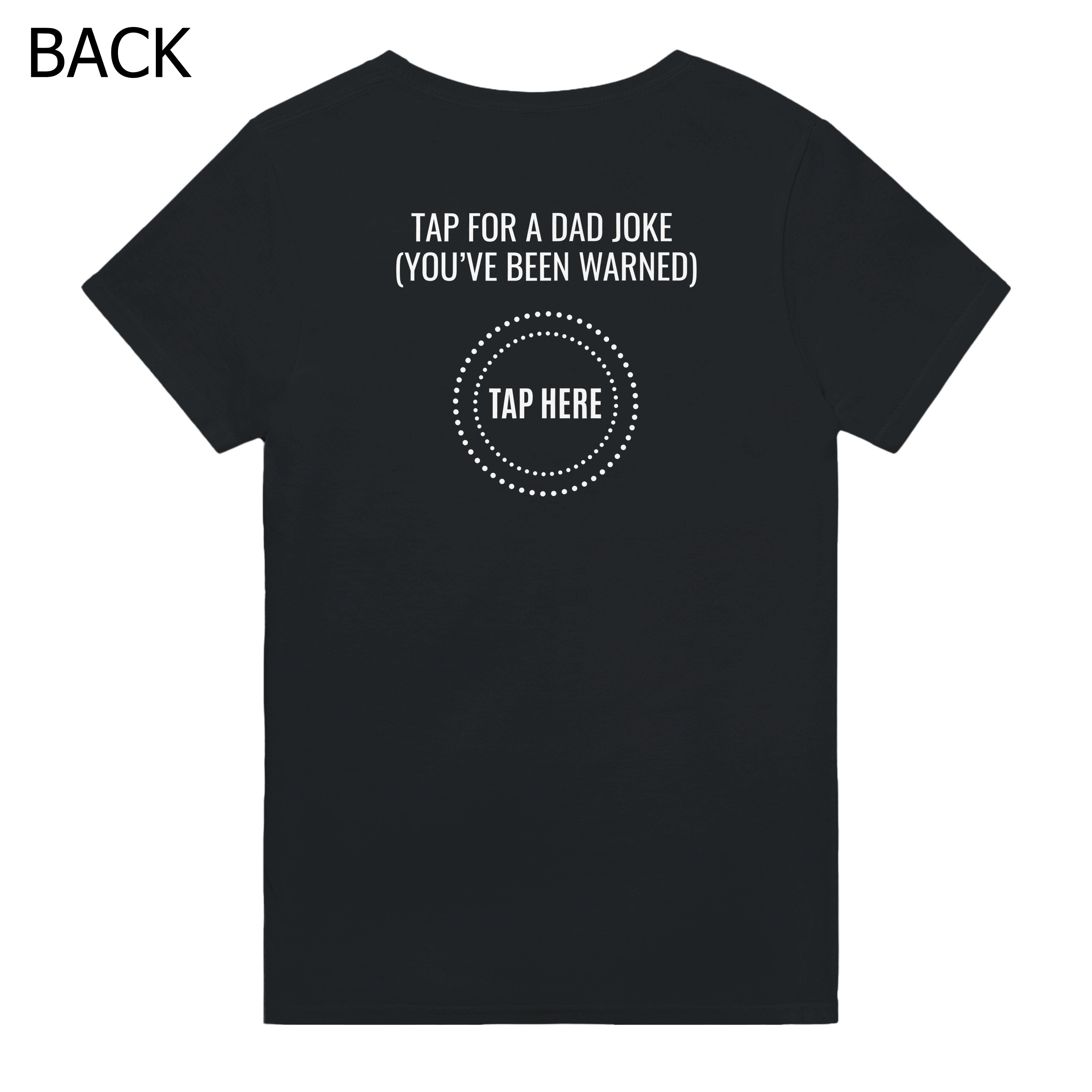 Tap For a Dad Joke Funny Cotton T-Shirt