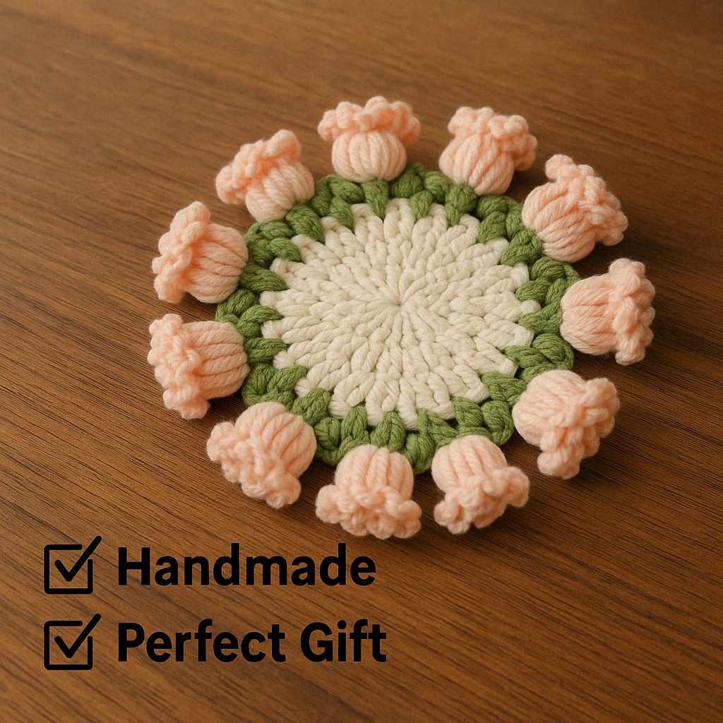 Handcrafted Convertible Yarn Rose Bouquet