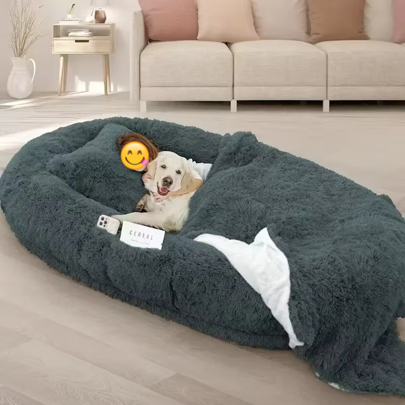 Oversized Ultra Plush Cozy Nest Floor Bed