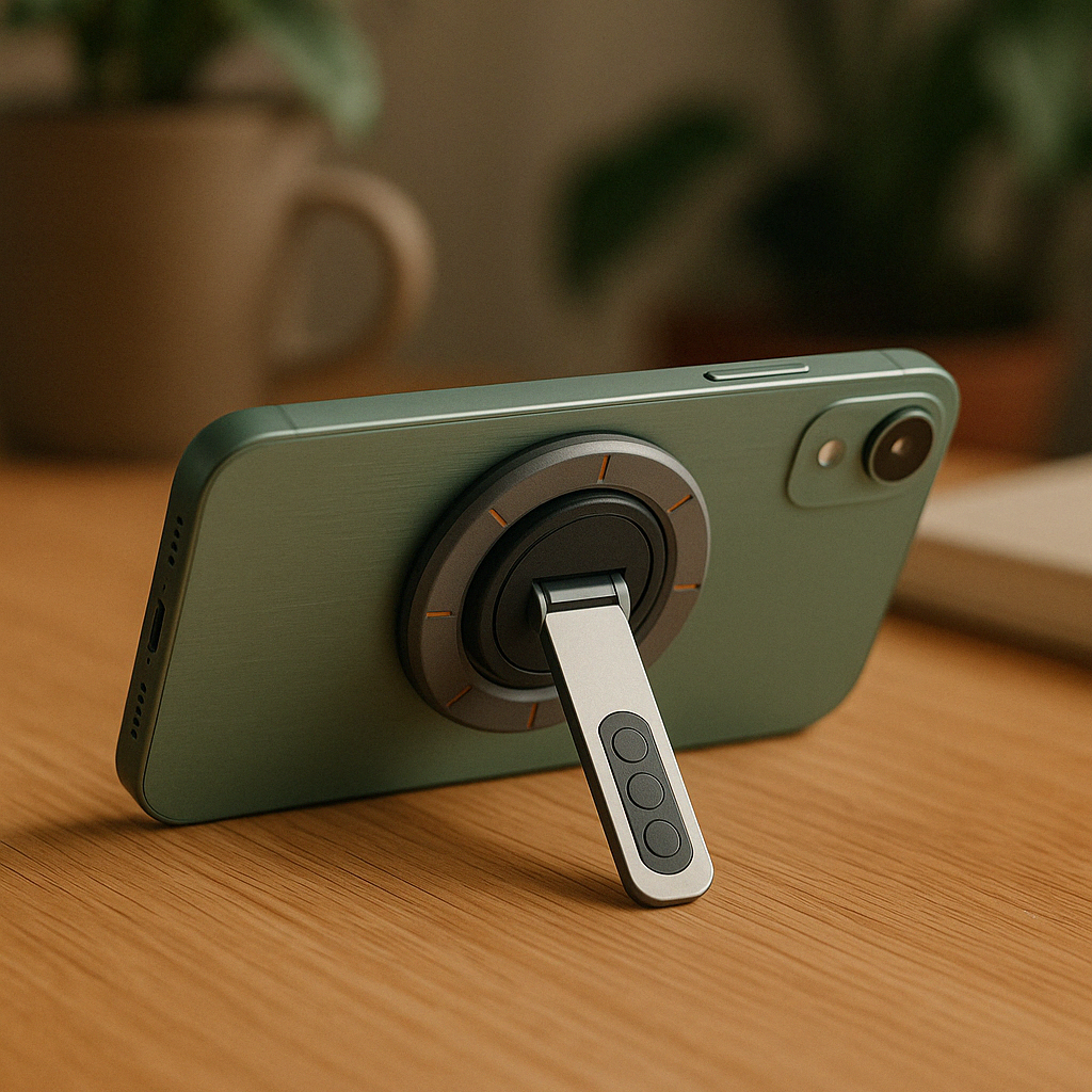 Magnetic Flip Grip Ring Phone Stand Gadget