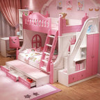 Dream Castle All-in-One Storage Kids Bunk Bed