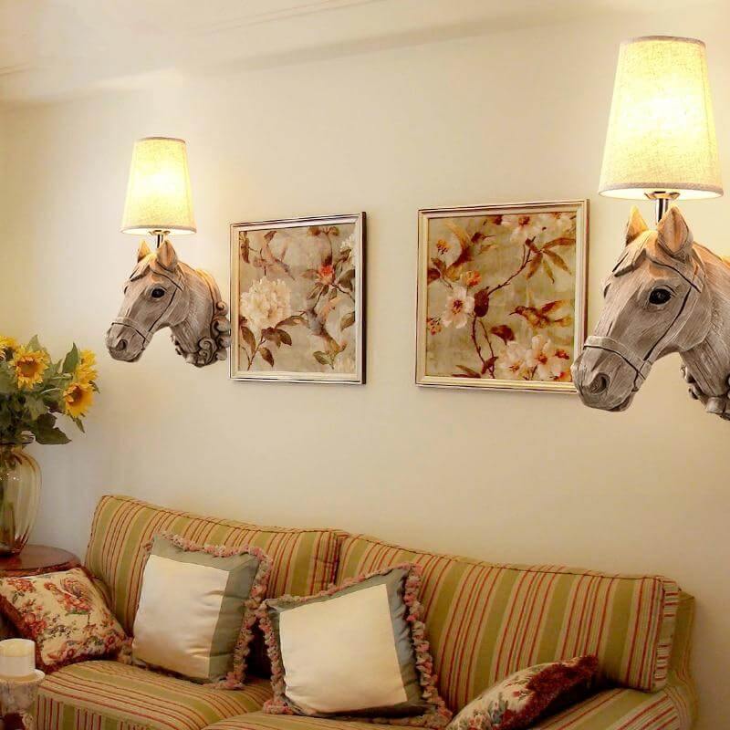 Nordic Horse Wall Lamp