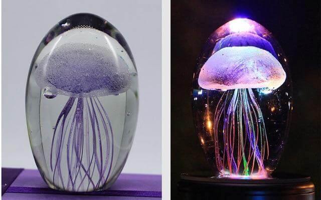 Crystal Jellyfish LED Lamp