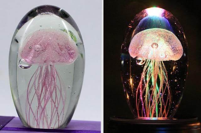 Crystal Jellyfish LED Lamp