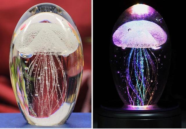 Crystal Jellyfish LED Lamp