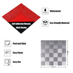 3D Metal Self Adhesive Brick Wall Stickers