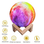 3D Moon Night Lamp