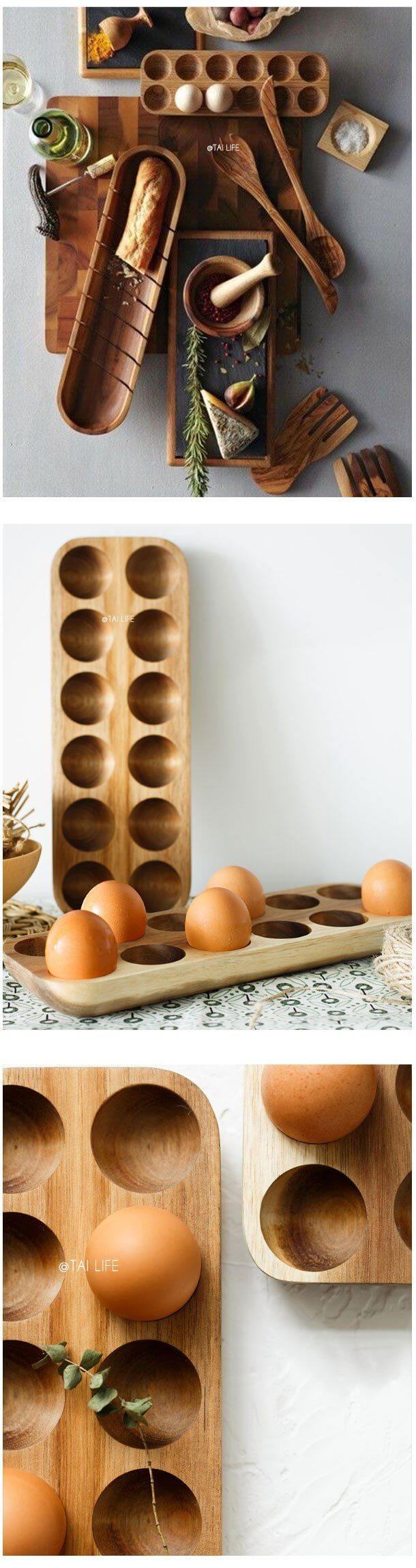 Wooden Japanese Style Egg Storage Box