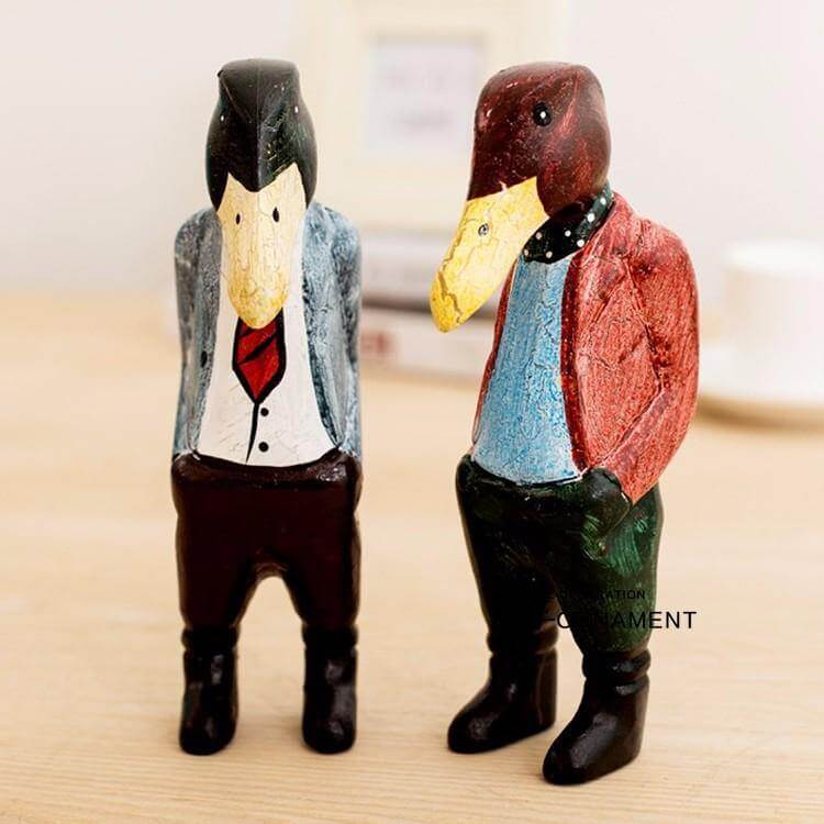 Mr Duck Brother Figurines