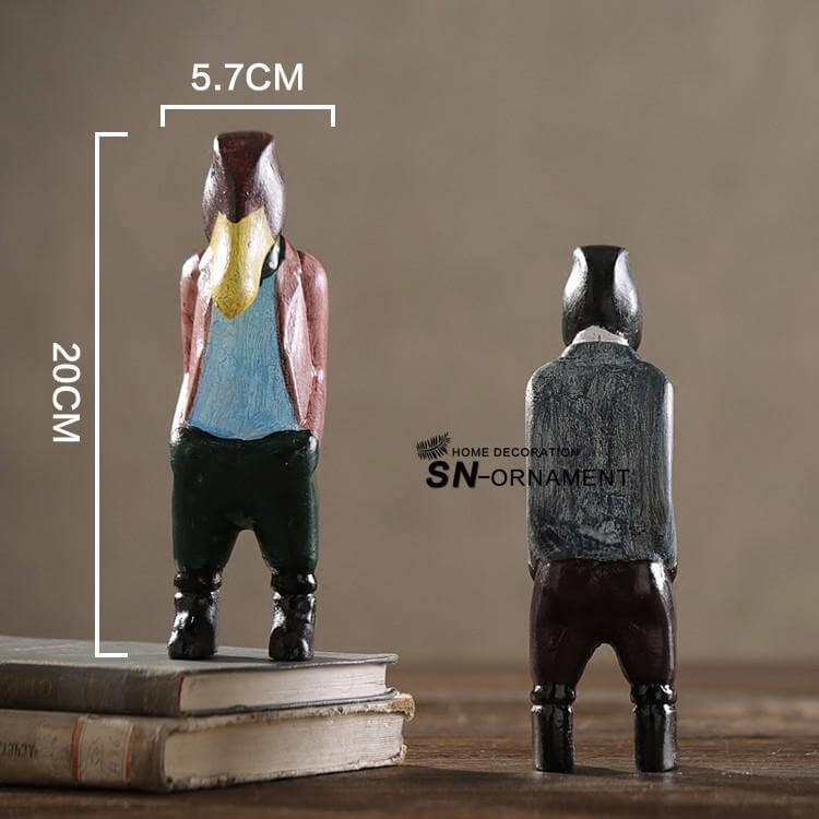 Mr Duck Brother Figurines