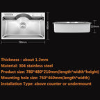 Stainless Steel Multifunctional Kitchen Sink