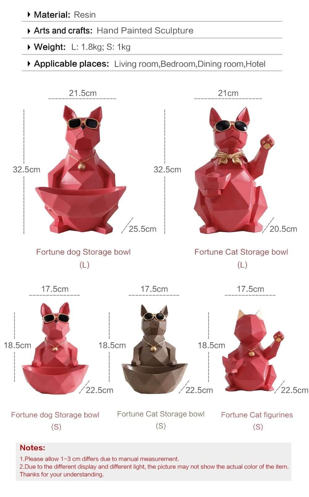 Fancy Dog Miniature Candy Holders