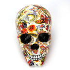 Creative Colorful Resin Skull Halloween Party Decoration