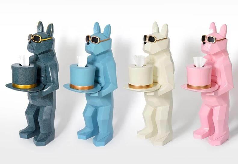 Dog Luxury Tissue Holder