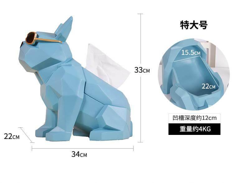 Dog Luxury Tissue Holder
