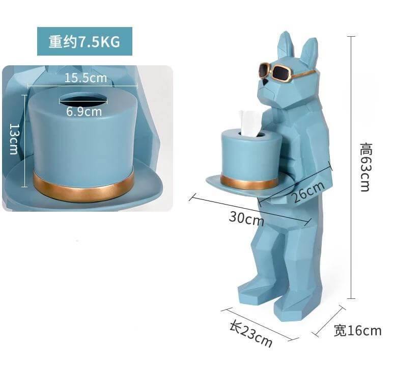 Dog Luxury Tissue Holder
