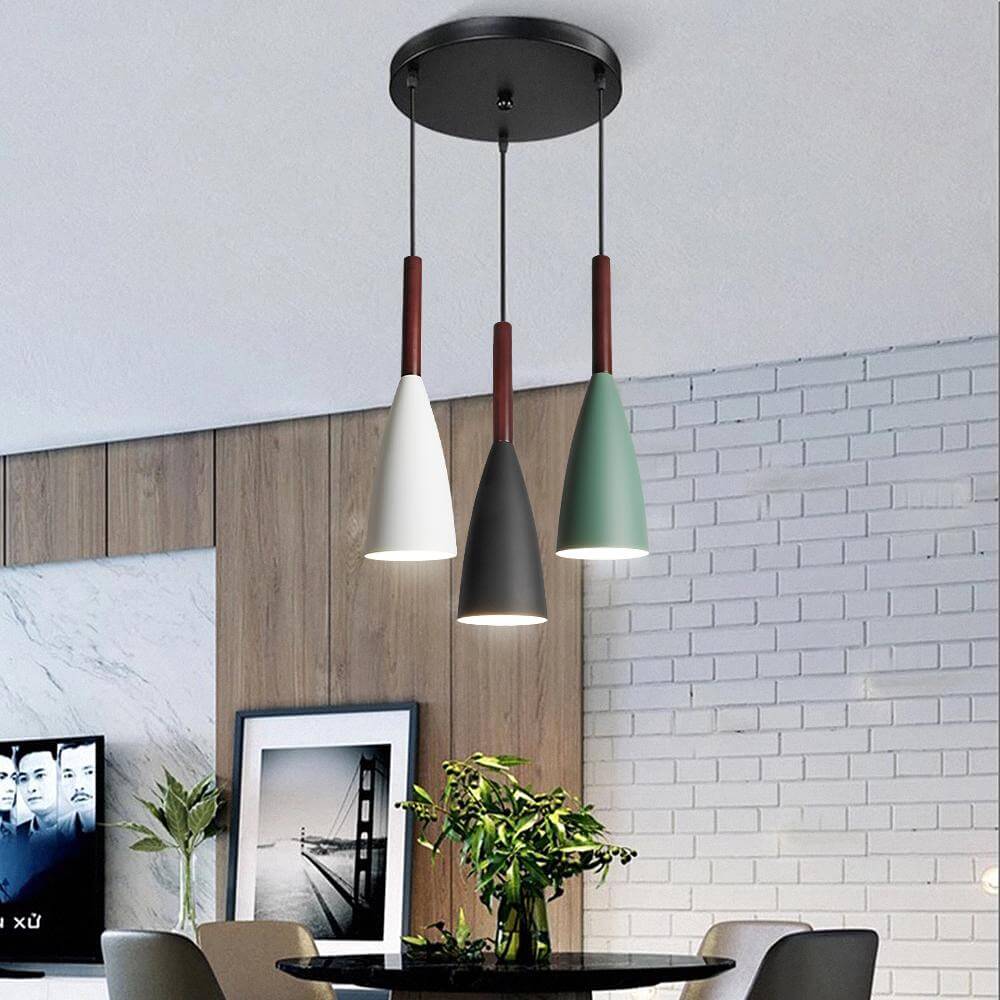 Modern Elegant Nordic Style Colorful Pendant Hanging Light