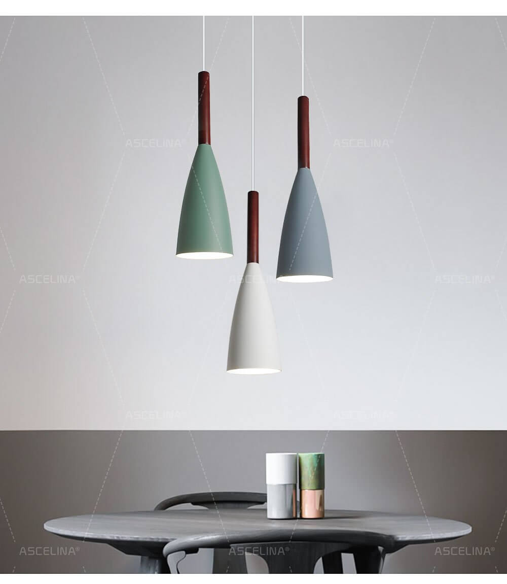 Modern Elegant Nordic Style Colorful Pendant Hanging Light
