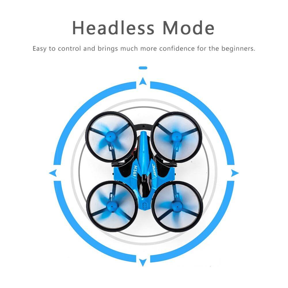 Headless Water-Ground-Air Drone
