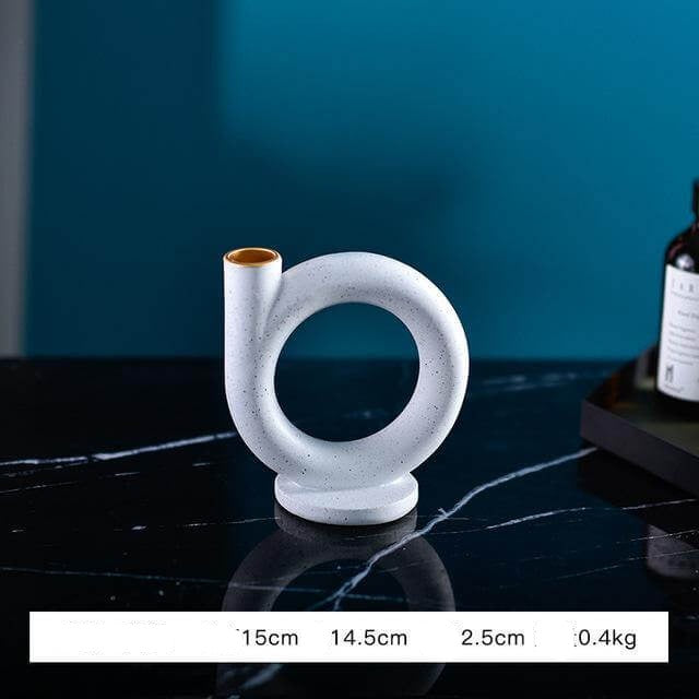 Colorful Abstract Candle Holder