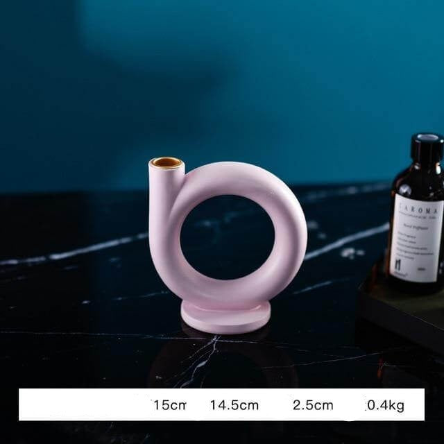 Colorful Abstract Candle Holder