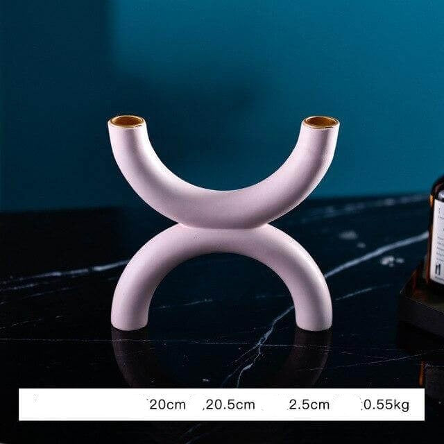 Colorful Abstract Candle Holder