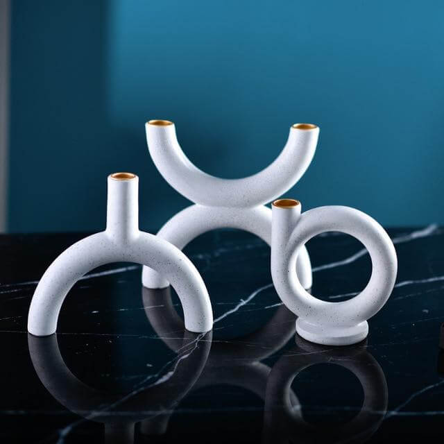 Colorful Abstract Candle Holder