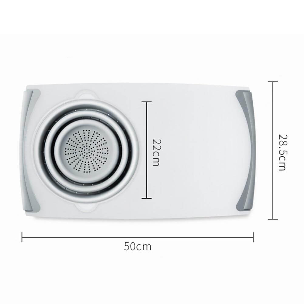 Multifunctional Ultimate 3 in 1 Cutting Board with Drain Basket