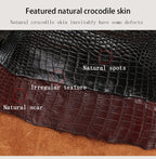 Luxury Real Crocodile Leather Case For Iphone Models