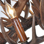 American Loft Style Deer Horn Pendant Light
