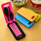 Portable Folding Travel Dinnerware Set