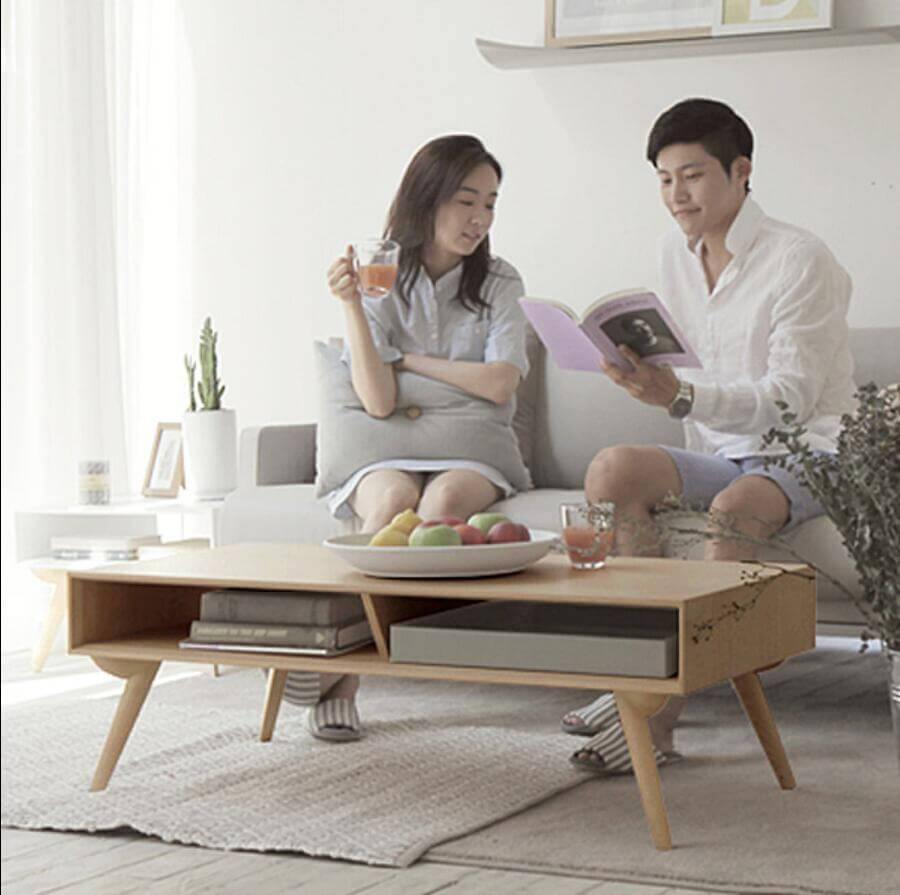 Stylish New Century Mavi's Modern Coffee Table