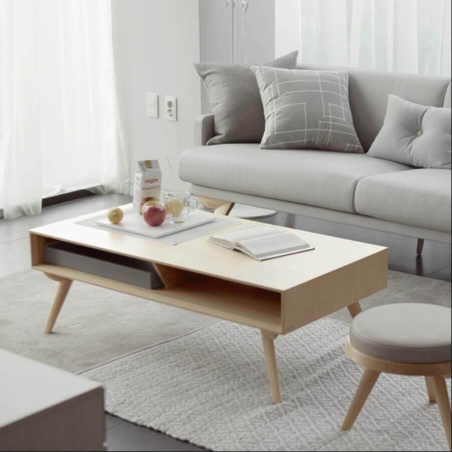 Stylish New Century Mavi's Modern Coffee Table