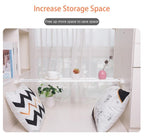 No-Drill Adjustable Kitchen Cabinet Organizer Rack